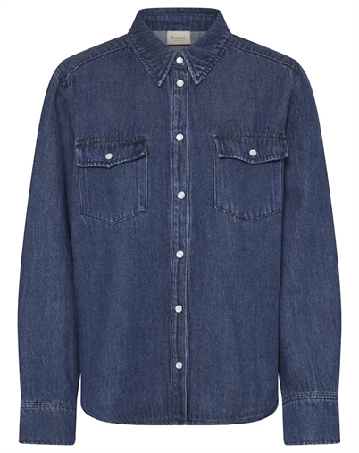 Fransa - FRSunna Skjorte - Dark Blue Denim
